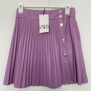Zara faux leather skirt